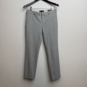 Banana Republic Avery Gray Sz‎ 0 Fit Stretch Wool Dress Pants Trousers Women's